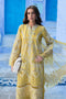 3 Piece Unstitched Embroidered Lawn Suit | D-2512-A