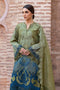 3 Piece Unstitched Embroidered Paper Cotton Suit | D-2501-A