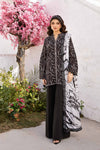 3 Pc Unstitched Printed Lawn Suit | MB-CUS25-704B