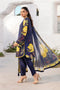 3 Pc Unstitched Printed Lawn Suit | MB-CUS25-710B