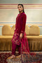 3 Pc Unstitched Dyed Velvet Suit | MB-USW24-605